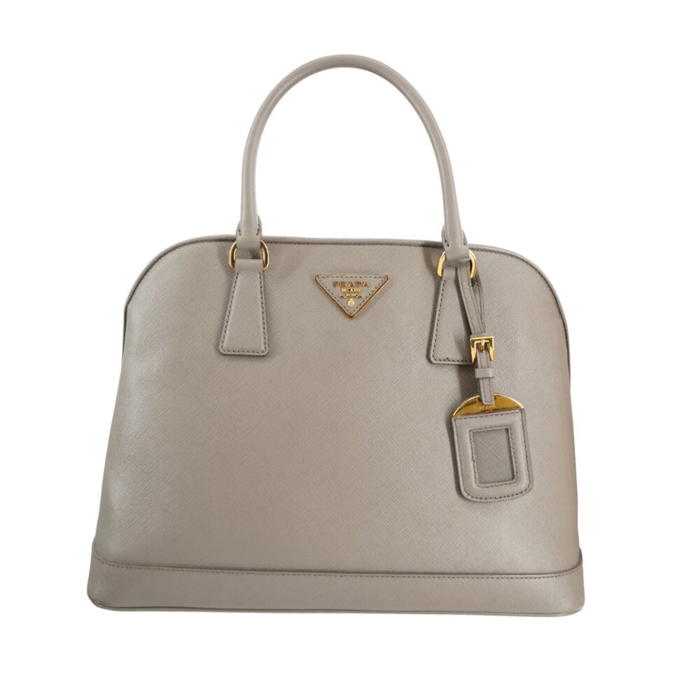 Prada Milano Pebbled Leather Handbag